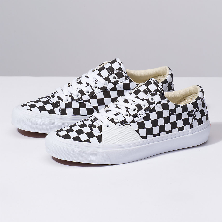 Vans Erkek Spor Ayakkabı Checkerboard Style 205 Siyah/Beyaz | 49542-742